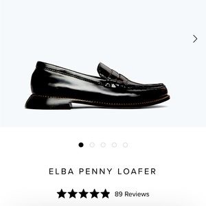 NWT Freda Salvador Elba loafer in black sz 9